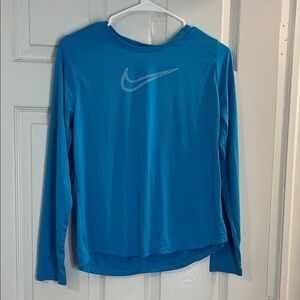 Nike Youth Teal Long Sleeve Top